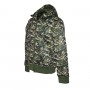 Felpa in misto Cotone con zip lunga colore Digital Hunting - BLUCITY