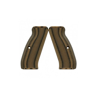 Grips for CZ75 Tactical Diamonds model in various colors: HYENA BROWN - VZ GRIPS