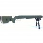 Stock for  Remington mod. Tactical 01Short Action Adjustable in Matt Green Color - ZETACALCI