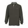 Green Pique Long Sleeve Polo Shirt - PERCUSSION