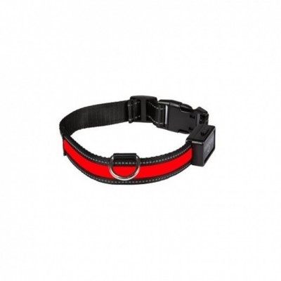 Eyenimal Red Luminous Rechargeable Collar Size S - NUM'AXES