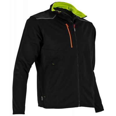 Black Waterproof 3-Layer Injection Fleece Jacket - LMA