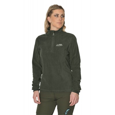 Tempus Green Women's Fleece Turtleneck - ZOTTA FOREST