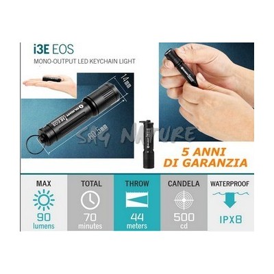 Micro-lamp I3e-bk In Blister - 90 Lumens - Aaa Alkaline Battery - OLIGHT