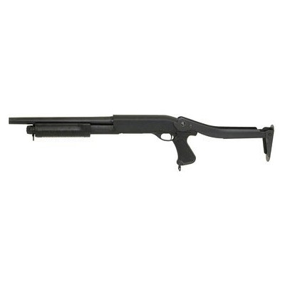 Cm Softair Pump Shotgun 3 Barrels Cartridge 30 Shots Folding Stock - CYMA